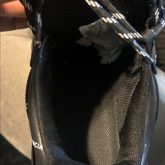 Balenciaga Black Chunky Sneakers - Picture 6 of 10